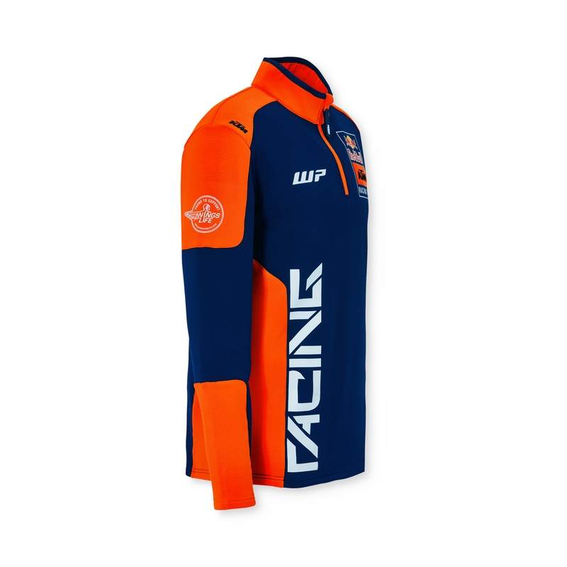 KTM Replica Team Half Zip Sweater Blauw en Oranje uitverkoop
