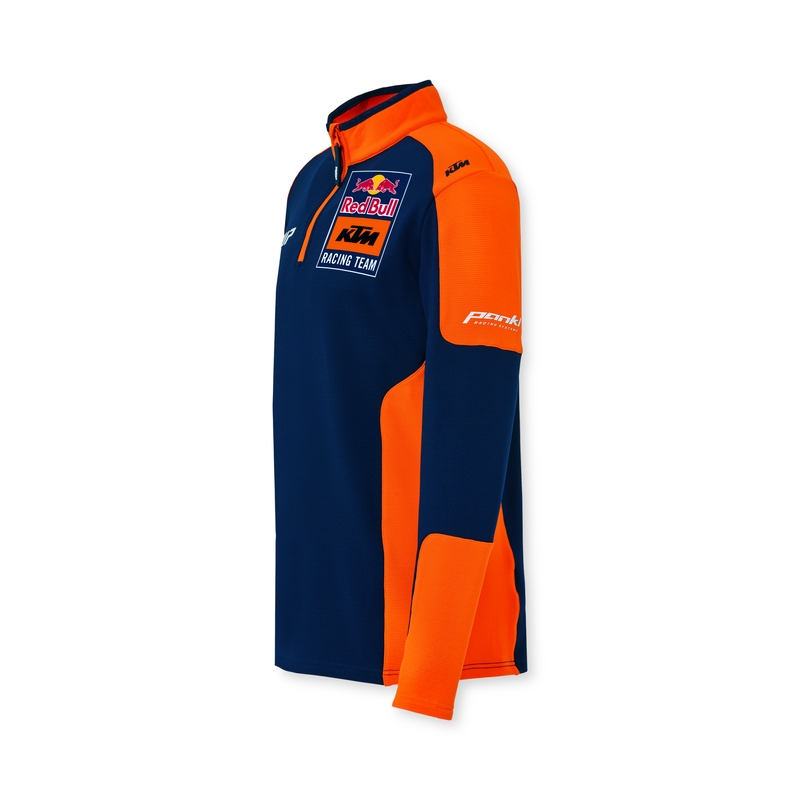 KTM Replica Team Half Zip Sweater Blauw en Oranje uitverkoop