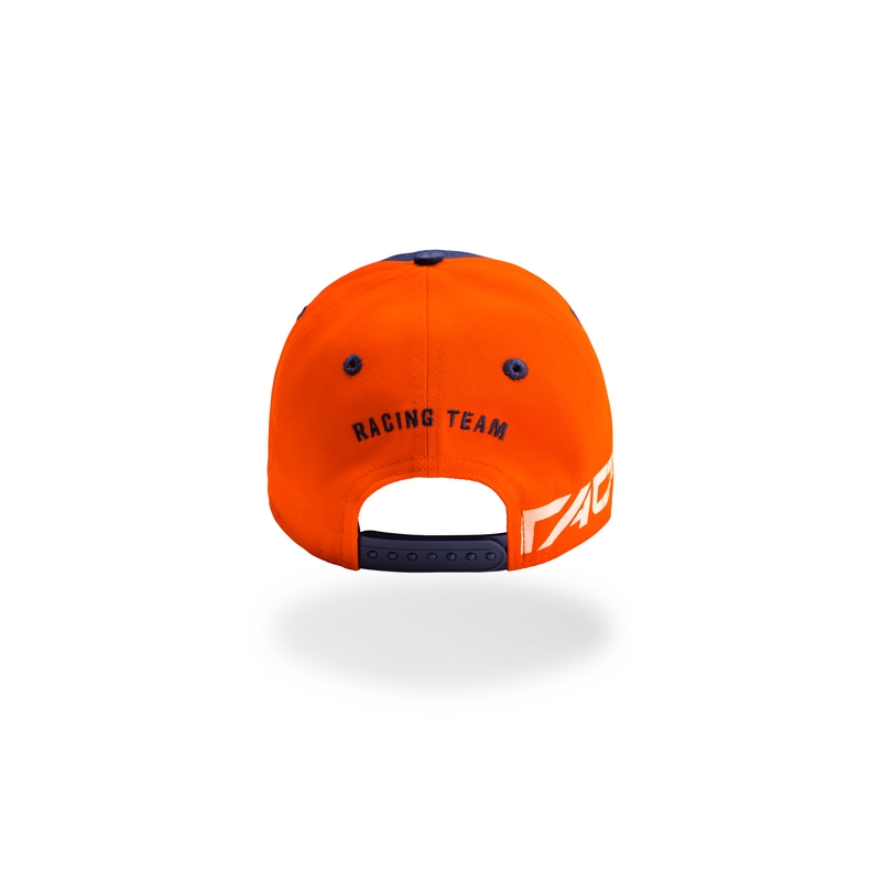 Kinder KTM gebogen pet blauw-oranje