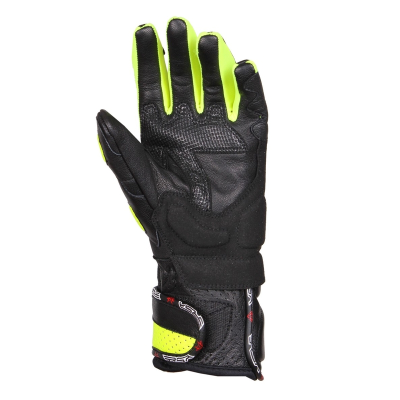 Dámské rukavice na motorku RSA RX-1 černo-fluo žluté výprodej