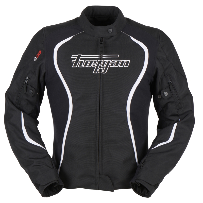 Furygan Odessa zwart-wit motorjack voor dames