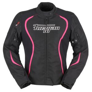 Furygan Odessa zwart, wit en roze motorjack voor dames