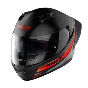 Nolan N60-6 Sport Outset 21 zwart met rode integraal motorhelm