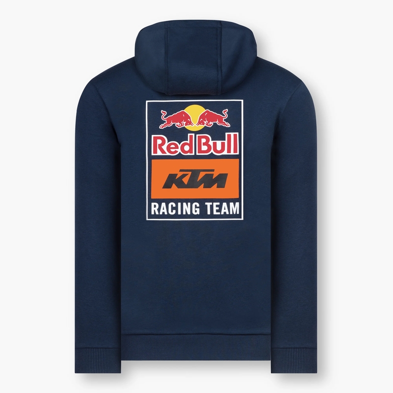 KTM Rugprint Zip Hoodie blauw