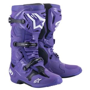 Alpinestars Tech 10 2024 paars-zwart-wit motorlaarzen