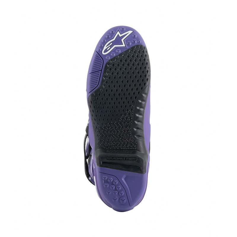 Alpinestars Tech 10 motorlaarzen paars-zwart-wit