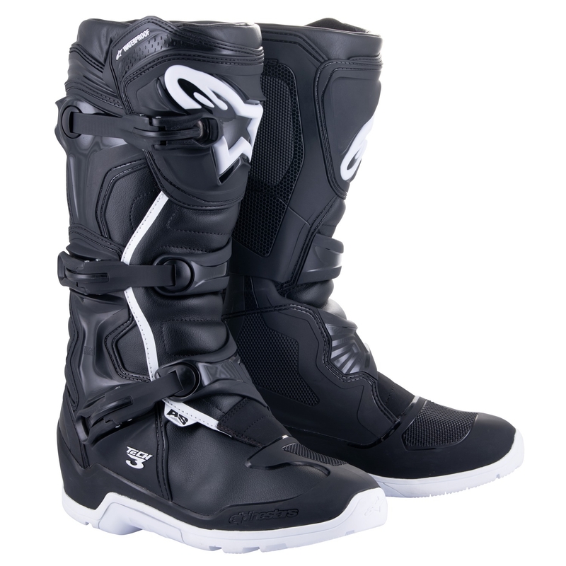 Alpinestars Tech 3 Enduro Waterdichte Motorlaarzen Zwart-Wit