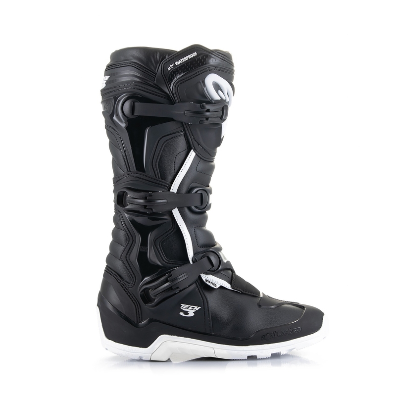 Alpinestars Tech 3 Enduro Waterdichte Motorlaarzen Zwart-Wit