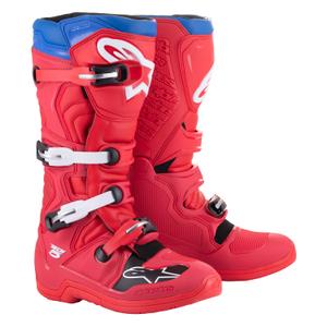 Alpinestars Tech 5 2024 rood-blauw-wit-zwart motorlaarzen