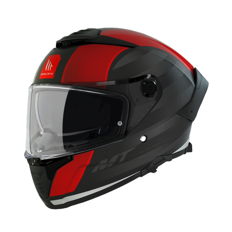 MT THUNDER 4 SV TREADS B5 zwart-rood integraal motorhelm