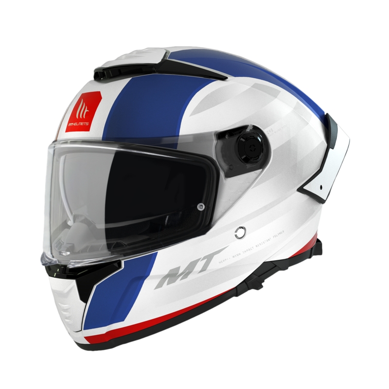 MT THUNDER 4 SV TREADS C7 integraal motorhelm wit-blauw