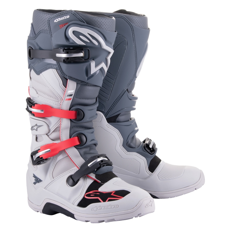 Alpinestars Tech 7 Enduro 2024 grijs-fluo-zwart motorlaarzen