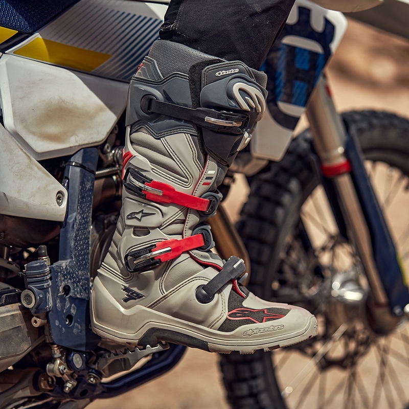 Alpinestars Tech 7 Enduro 2024 grijs-fluo-zwart motorlaarzen