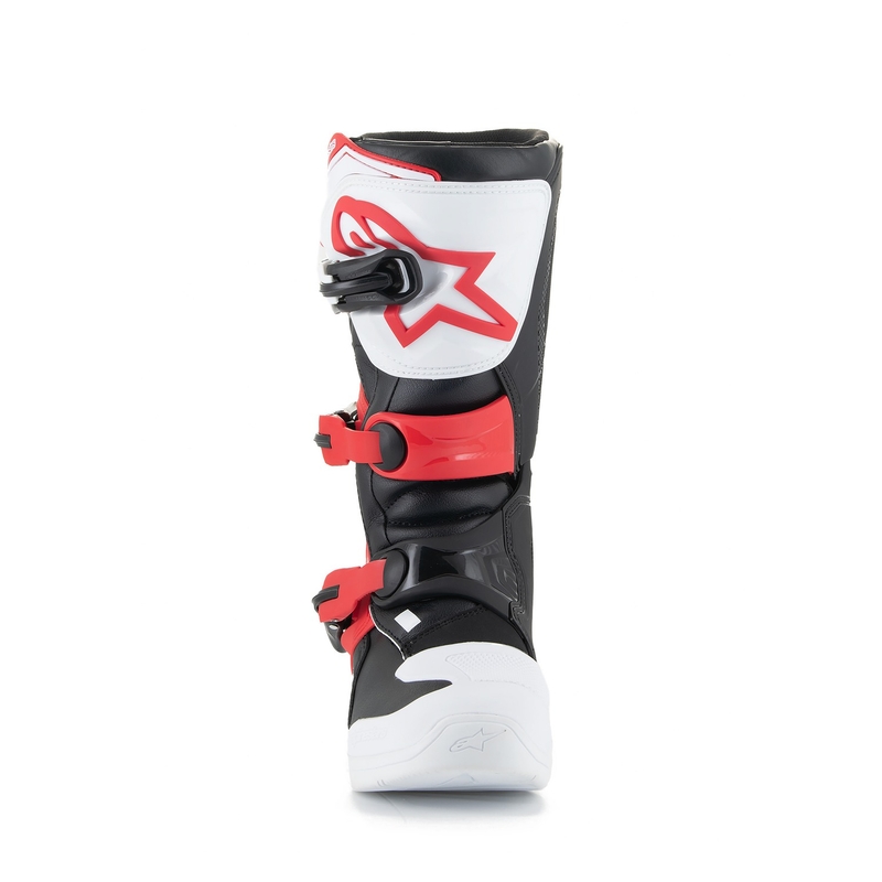 Alpinestars Tech 3S Jeugd Wit-Zwart-Rood Kinder Motorfiets Laarzen