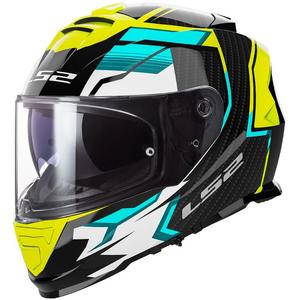 LS2 FF800 Storm II Tracker zwart-fluo gele integraal motorhelm