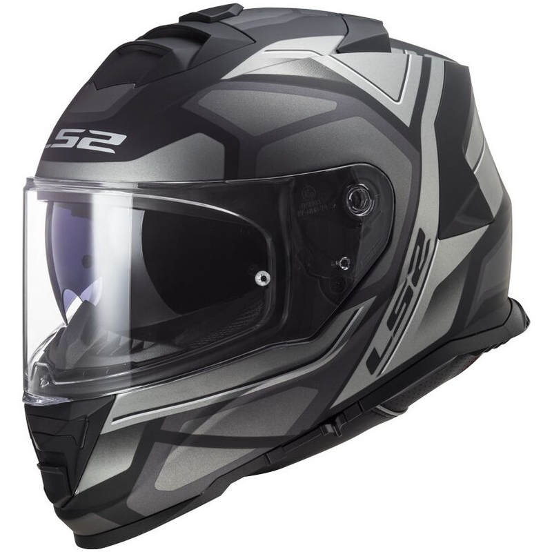 LS2 FF800 Storm II Faster integraal motorhelm titanium mat