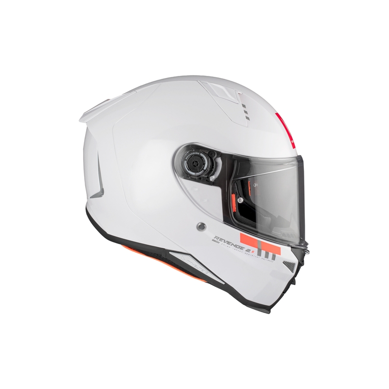 MT REVENGE 2 S SOLID A0 integraal motorhelm glanzend wit
