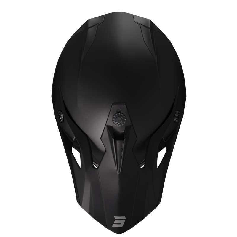 Motorcrosshelm Shot Pulse Solid 2.0 zwart mat