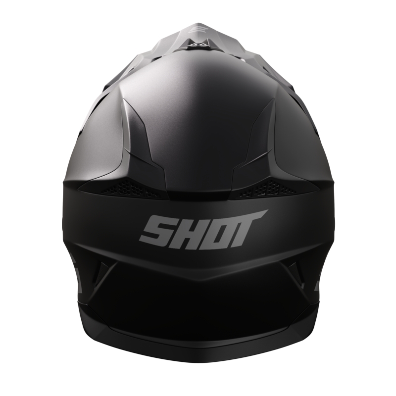 Motorcrosshelm Shot Pulse Solid 2.0 zwart mat
