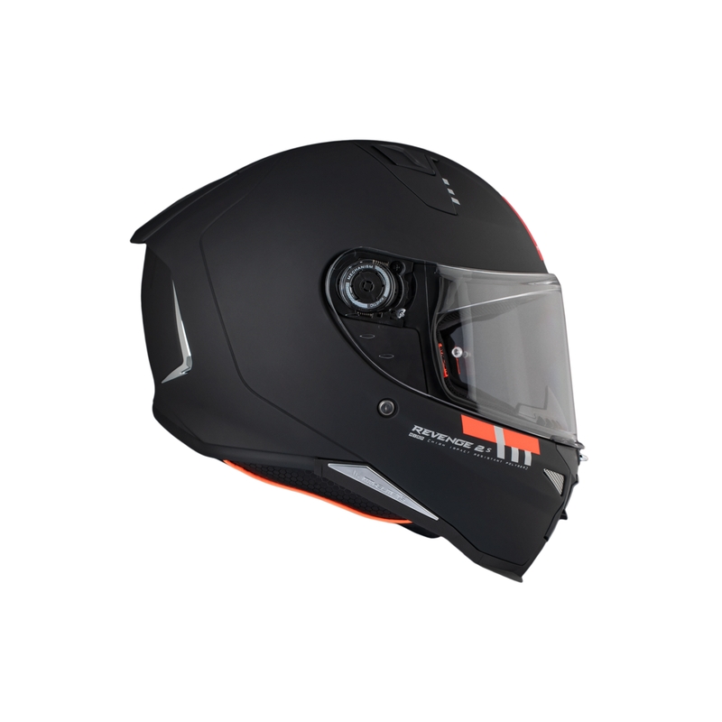 MT REVENGE 2 S SOLID A1 integraal motorhelm matzwart