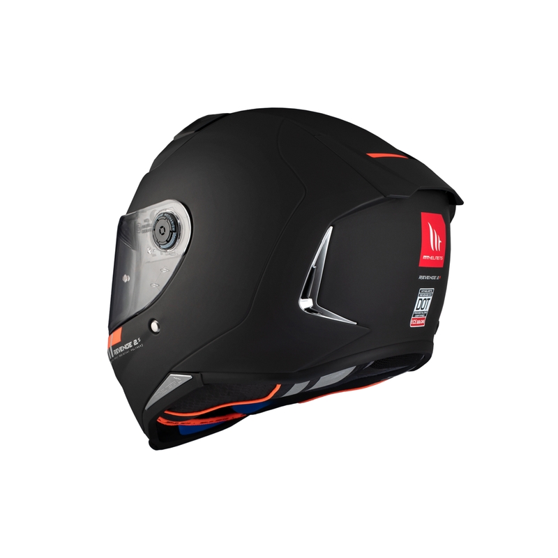 MT REVENGE 2 S SOLID A1 integraal motorhelm matzwart