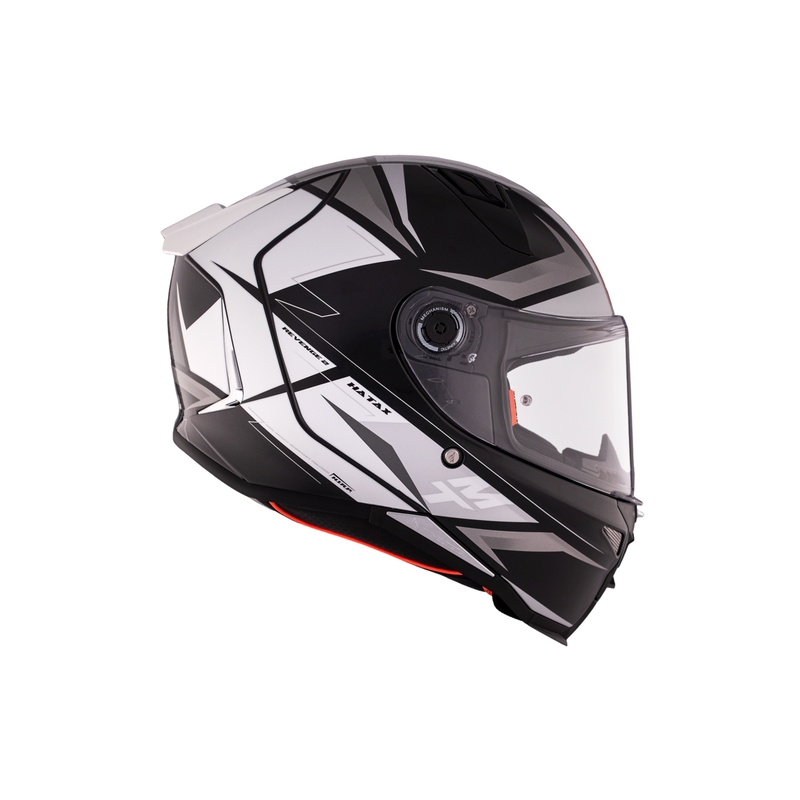 MT REVENGE 2 S HATAX B2 zwart-grijs-wit integraal motorhelm