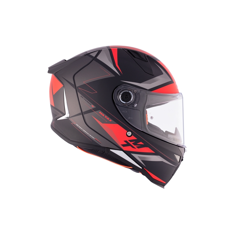 MT REVENGE 2 S HATAX B5 zwart-grijs-rood integraal motorhelm