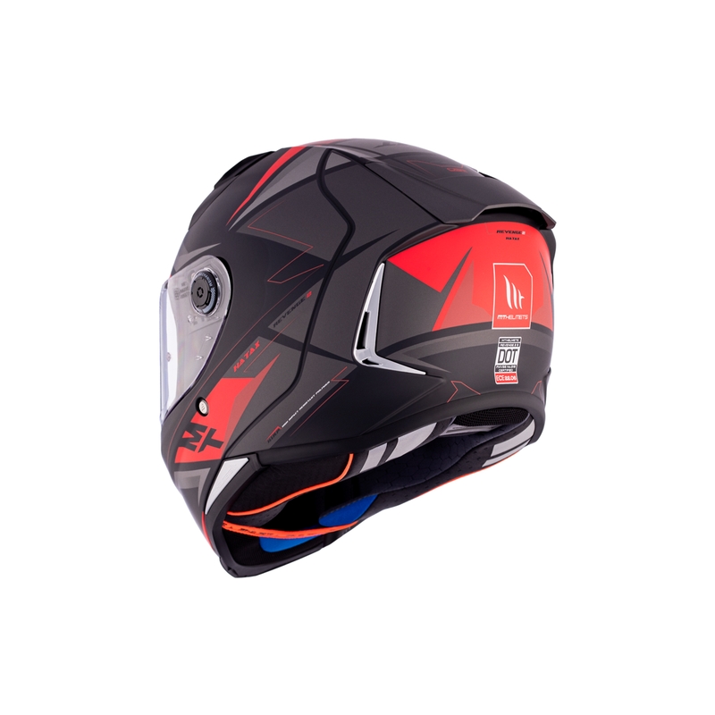 MT REVENGE 2 S HATAX B5 zwart-grijs-rood integraal motorhelm