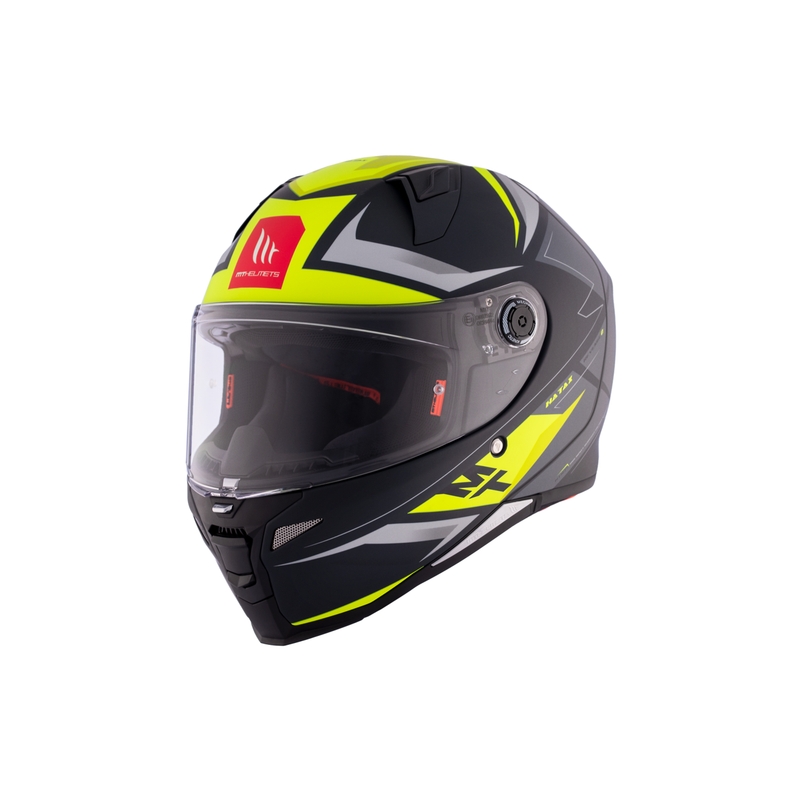 MT REVENGE 2 S HATAX C3 zwart-grijs-geel integraal motorhelm