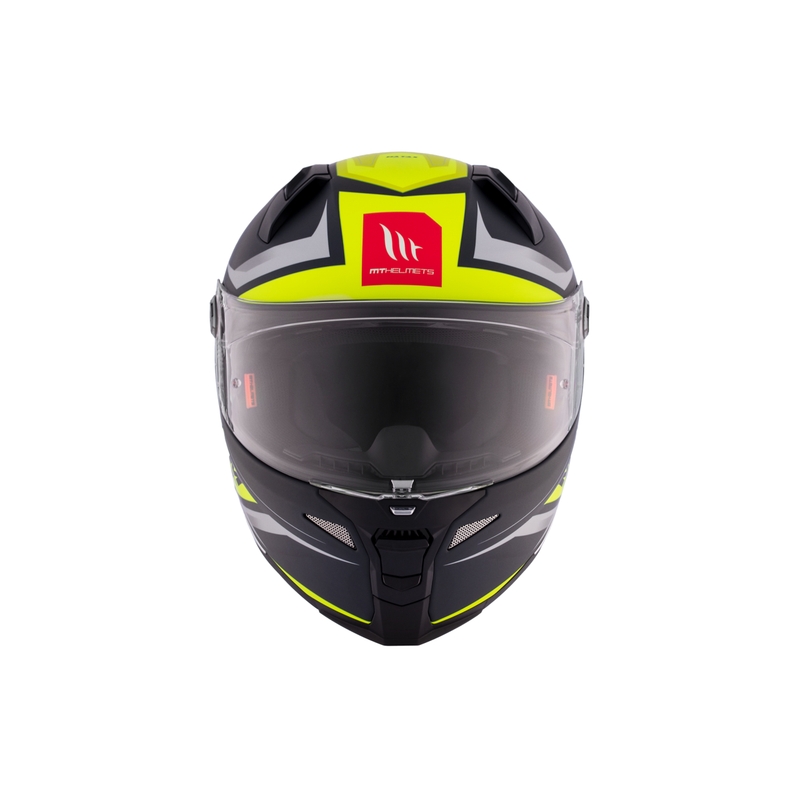 MT REVENGE 2 S HATAX C3 zwart-grijs-geel integraal motorhelm