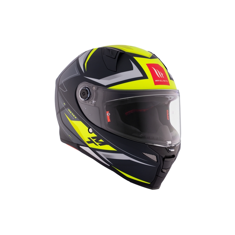 MT REVENGE 2 S HATAX C3 zwart-grijs-geel integraal motorhelm