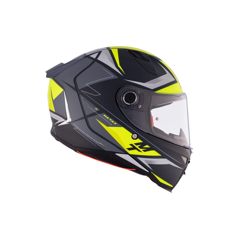 MT REVENGE 2 S HATAX C3 zwart-grijs-geel integraal motorhelm
