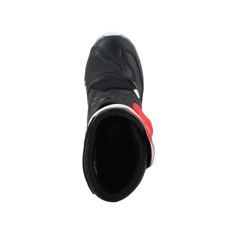Alpinestars Tech 3S Kindermotorlaarzen Zwart-Wit-Rood