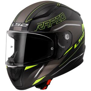Integraal motorhelm LS2 FF353 RAPID II Rokku zwart-fluo geel