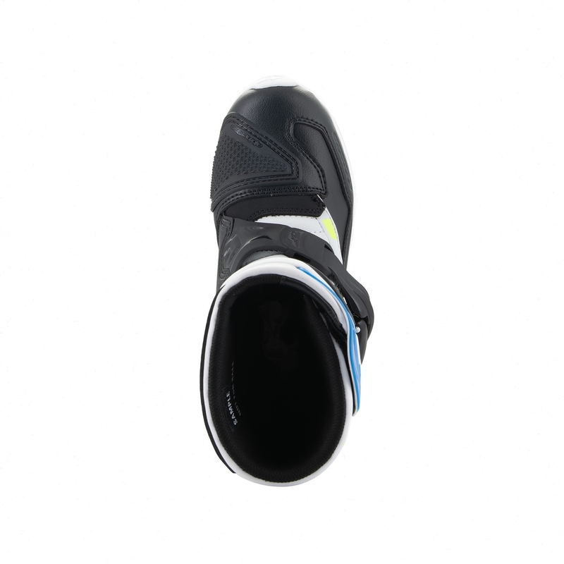 Alpinestars Tech 3S Kindermotorlaarzen Wit-Zwart-Blauw