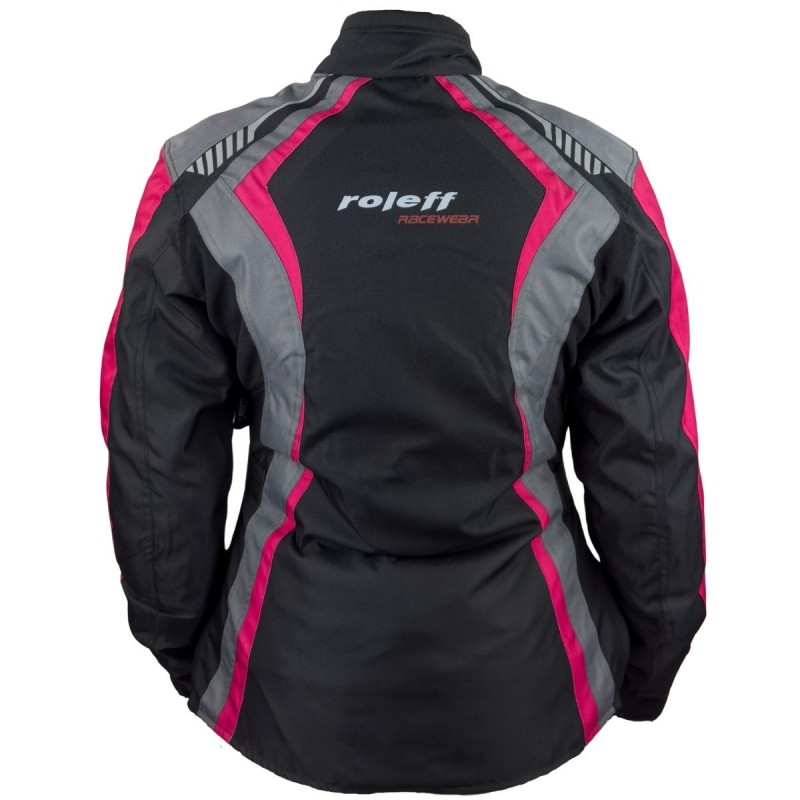 Damesmoto Roleff Estretta zwart-roze-grijs