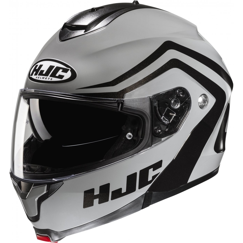 Opklapbare motorhelm HJC C91N Nepos MC5 grijs-zwart