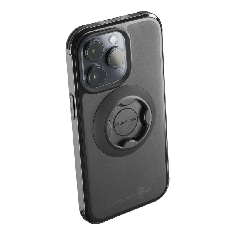 Beschermhoes Interphone QUIKLOX Tetraforce - Apple iPhone 15 Pro Max zwart