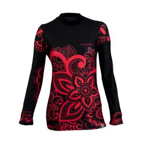 Dames thermoshirt nanosilver® Flower - lange mouw