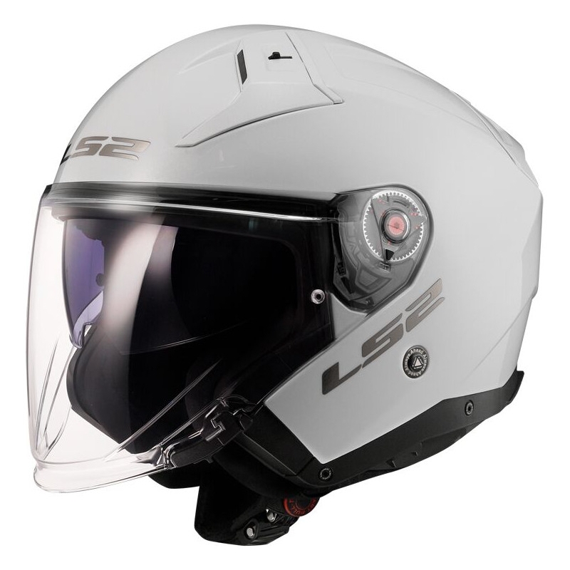 Open motorhelm LS2 OF603 Infinity II Solid White