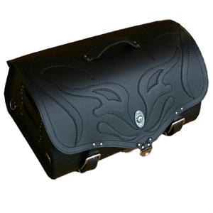 RSA K22 Black Demon zwart 42 l leren motortas