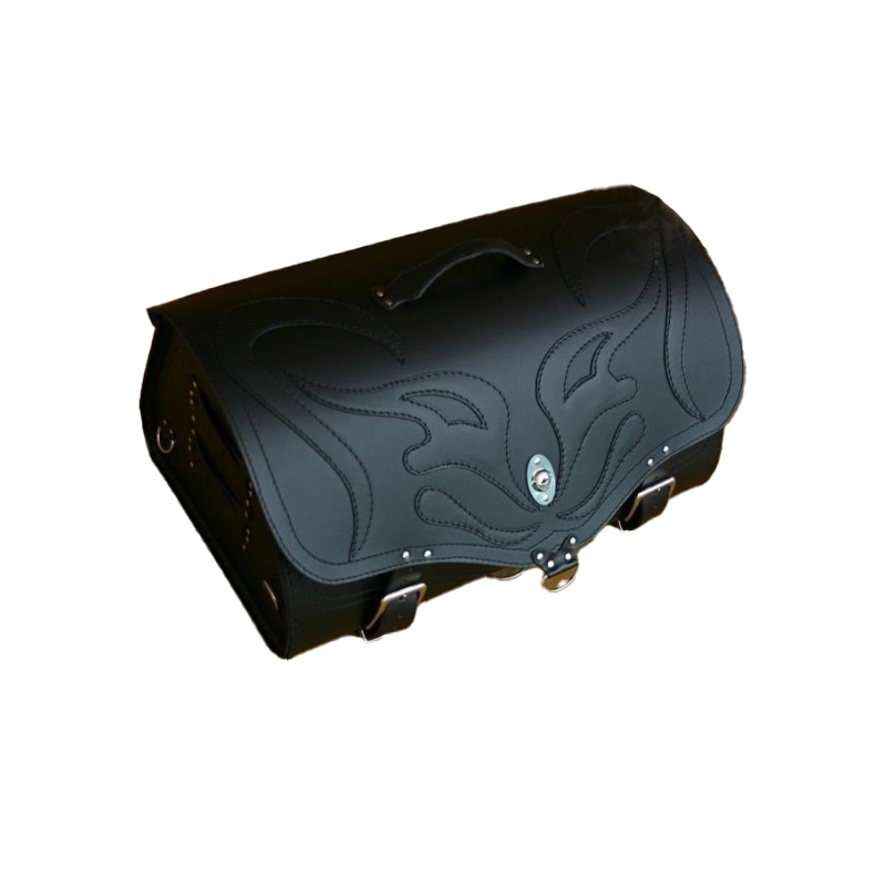 RSA K22 Black Demon zwart 42 l leren motortas