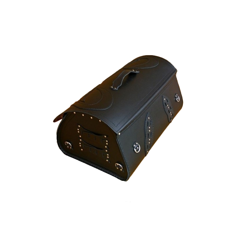 RSA K22 Black Demon zwart 42 l leren motortas