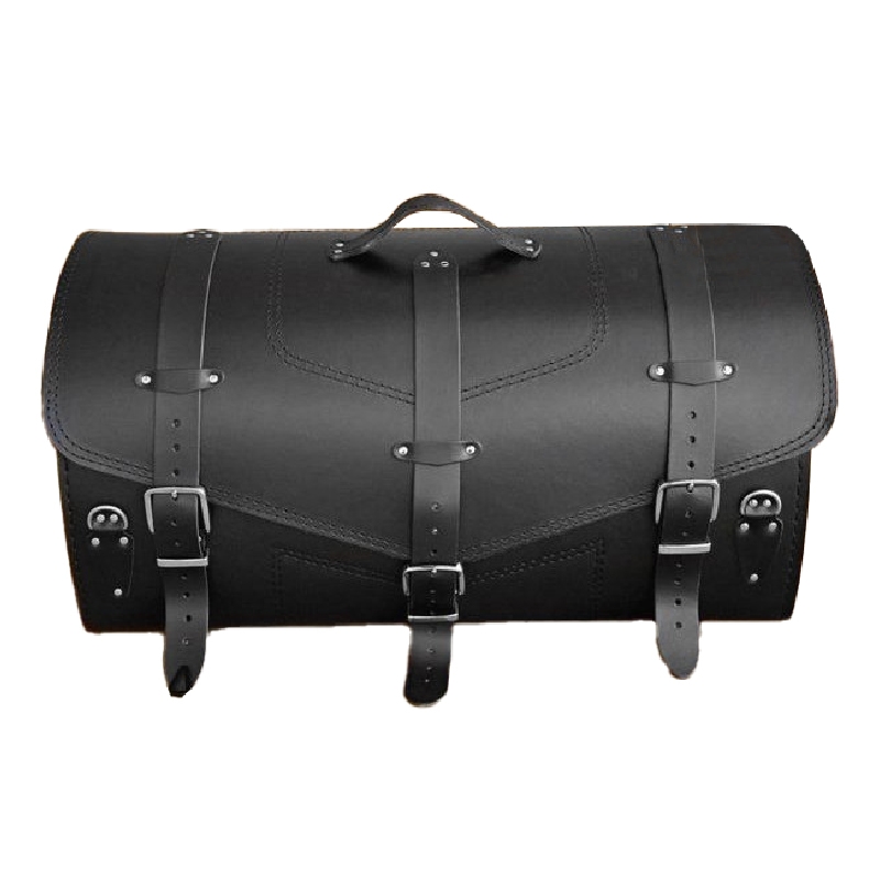 Leren tas met slot RSA K182 zwart 57 l