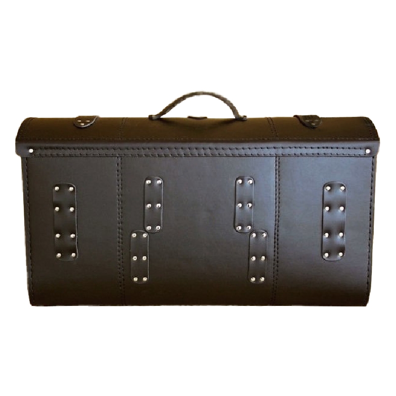 Leren tas met slot RSA K182 zwart 57 l