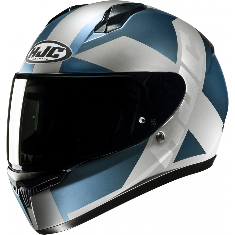 Integraal motorhelm HJC C10 Tez MC2SF grijs-blauw