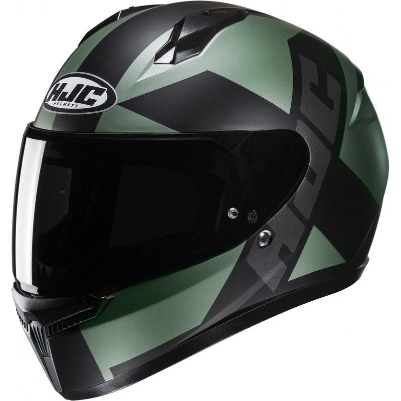 Integraal motorhelm HJC C10 Tez MC4SF zwart-groen