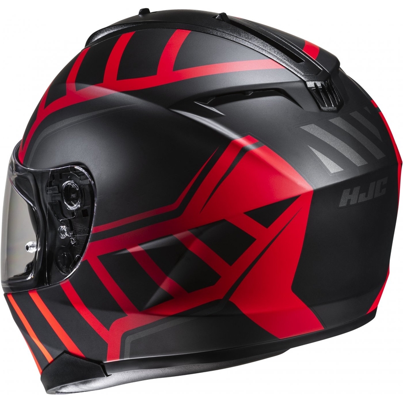 Integraalhelm HJC helm C70N Holt MC1SF zwart-rood