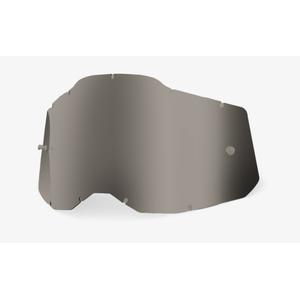 Plexi 100% Racecraft 2/Accuri 2/Strata 2 zilver chroom (Anti-fog)