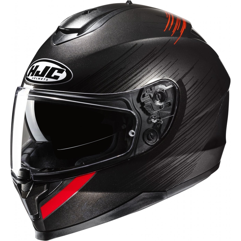 Integraal motorhelm HJC C70N Sway MC1 rood-zwart